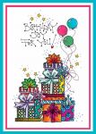 Balloons Present Stack Card
